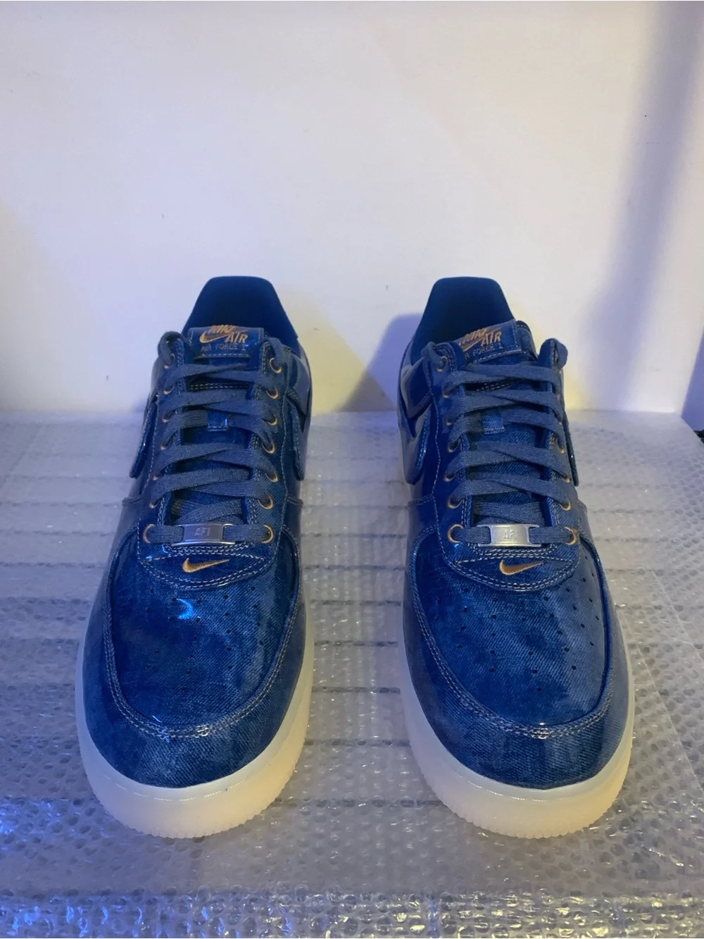 Air Force 1 Low Patent Denim IM5757-400 - Men’s Size 12.5